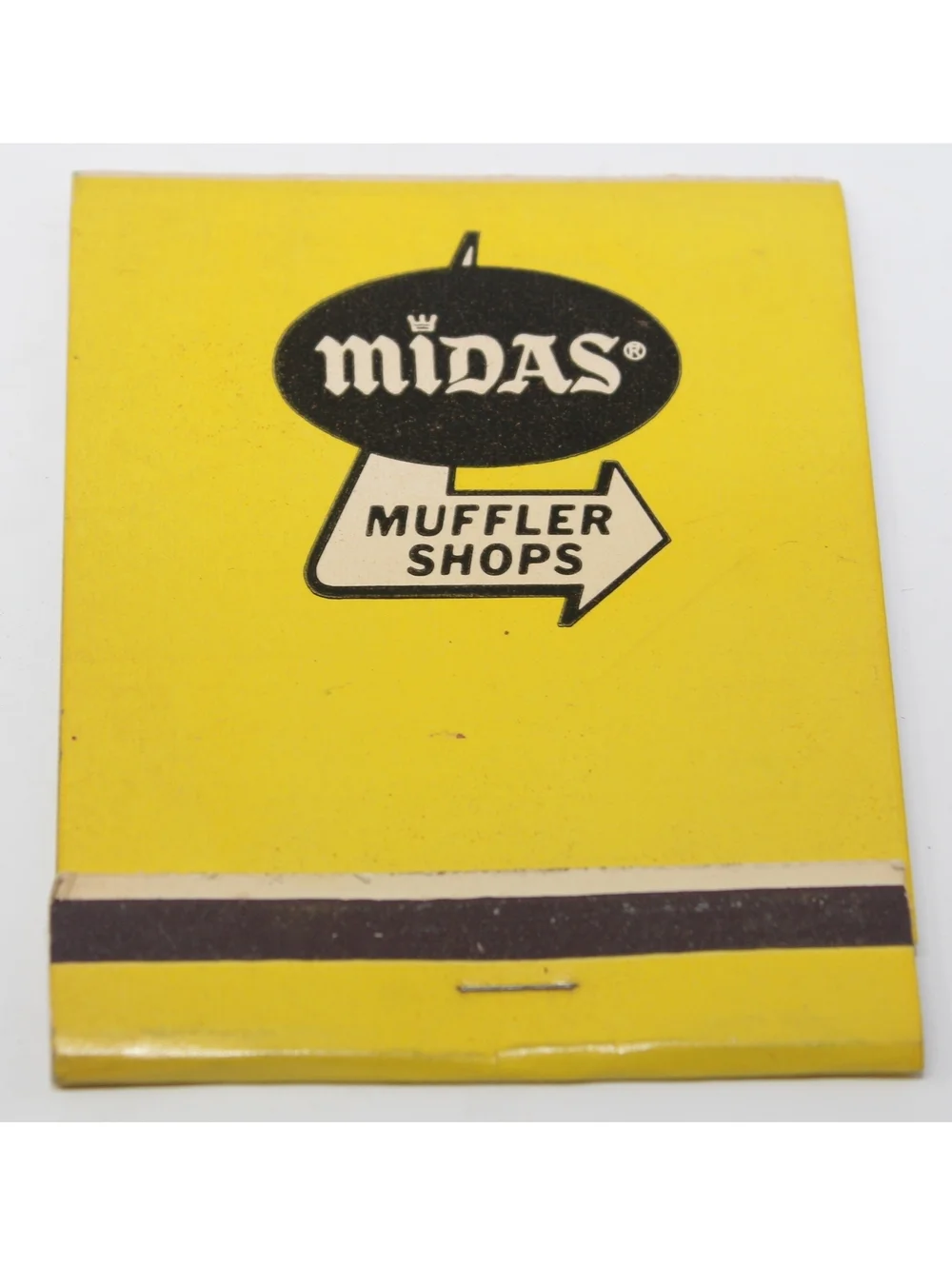 Vintage Matchbook Midas Muffler Shops 5 Memphis Locations 1960s Unused Unstruck